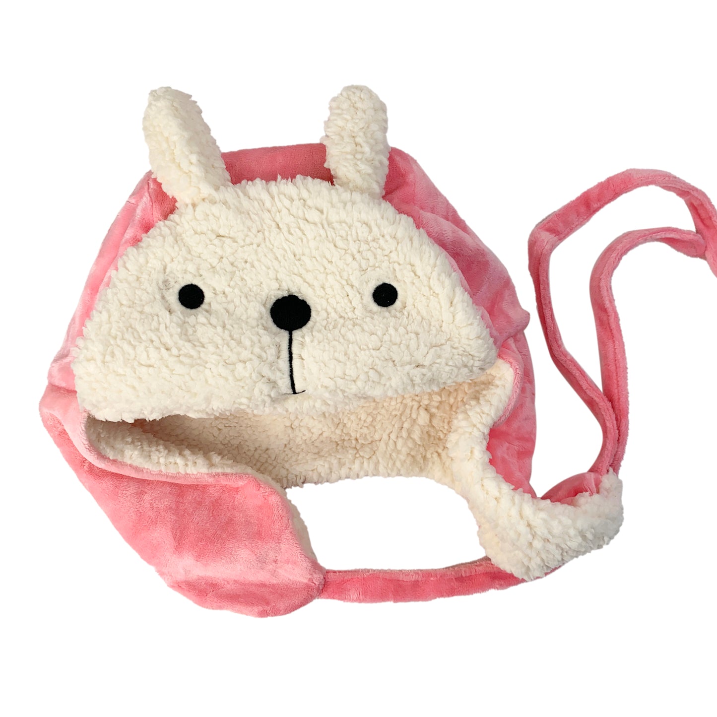 Cute Gilr's Warm Earmuff Thickened Earflap Hat Winter Cold Proof Warm Cotton Hat Cat Ear Cap Hat Big Gilr's
