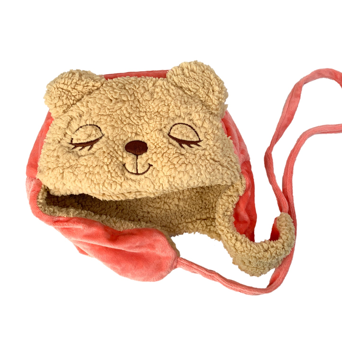 Cute Gilr's Warm Earmuff Thickened Earflap Hat Winter Cold Proof Warm Cotton Hat Cat Ear Cap Hat Big Gilr's
