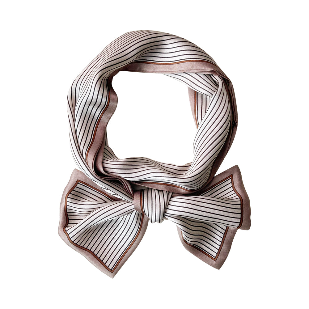 Woman Mulberry Silk Scarf Natura Double-Layer Long Strip Fresh Literary Style Scarf Digital Printing Customization Wholesale
