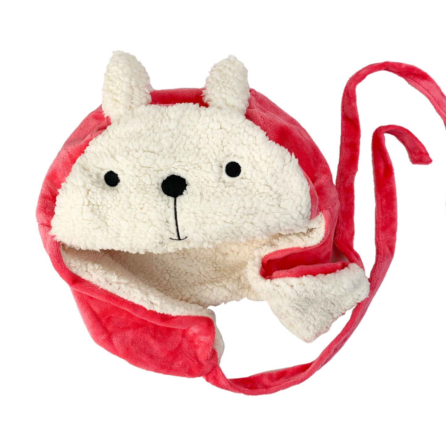 Cute Gilr's Warm Earmuff Thickened Earflap Hat Winter Cold Proof Warm Cotton Hat Cat Ear Cap Hat Big Gilr's