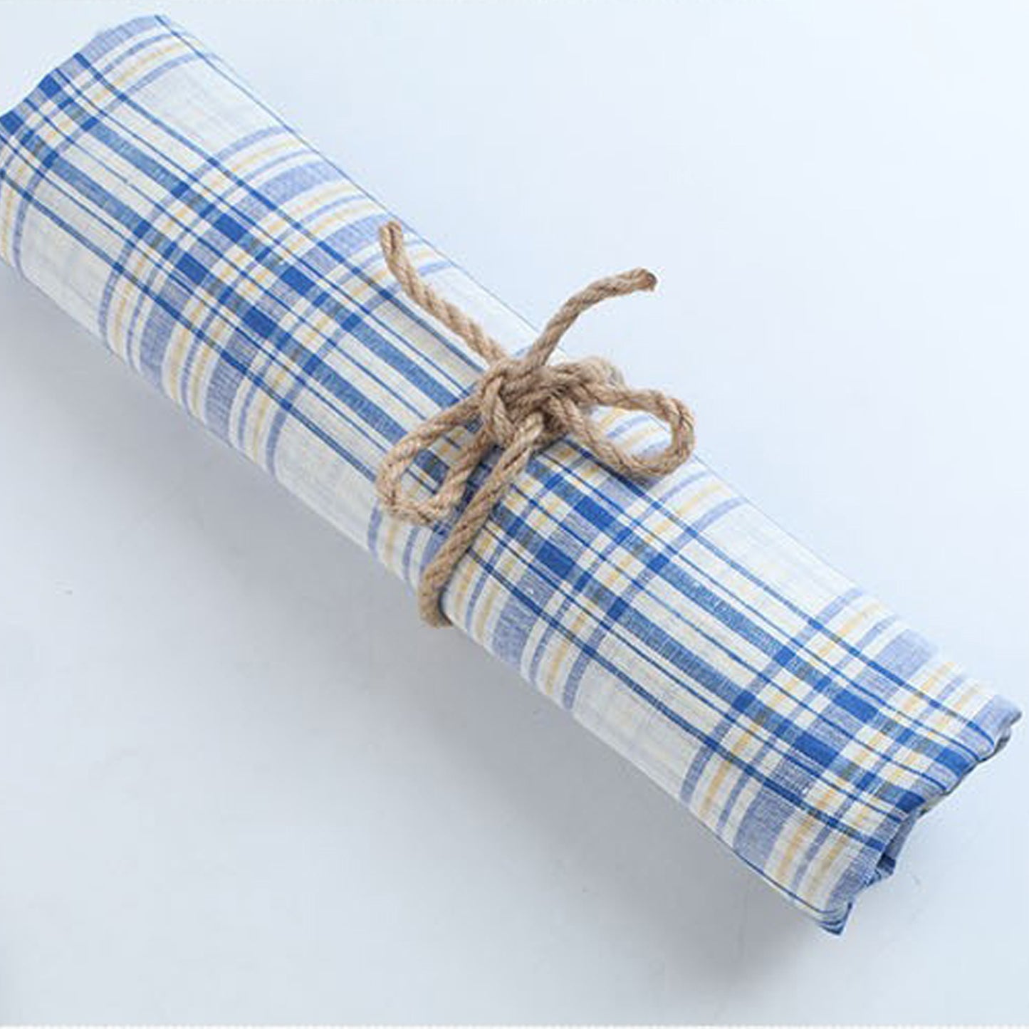 Linen woven strips Fabric Dresses For Women For Sewing By Meters L2112