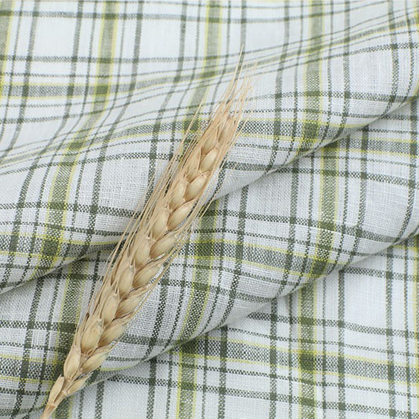 Linen woven strips Fabric Dresses For Women For Sewing By Meters L2114