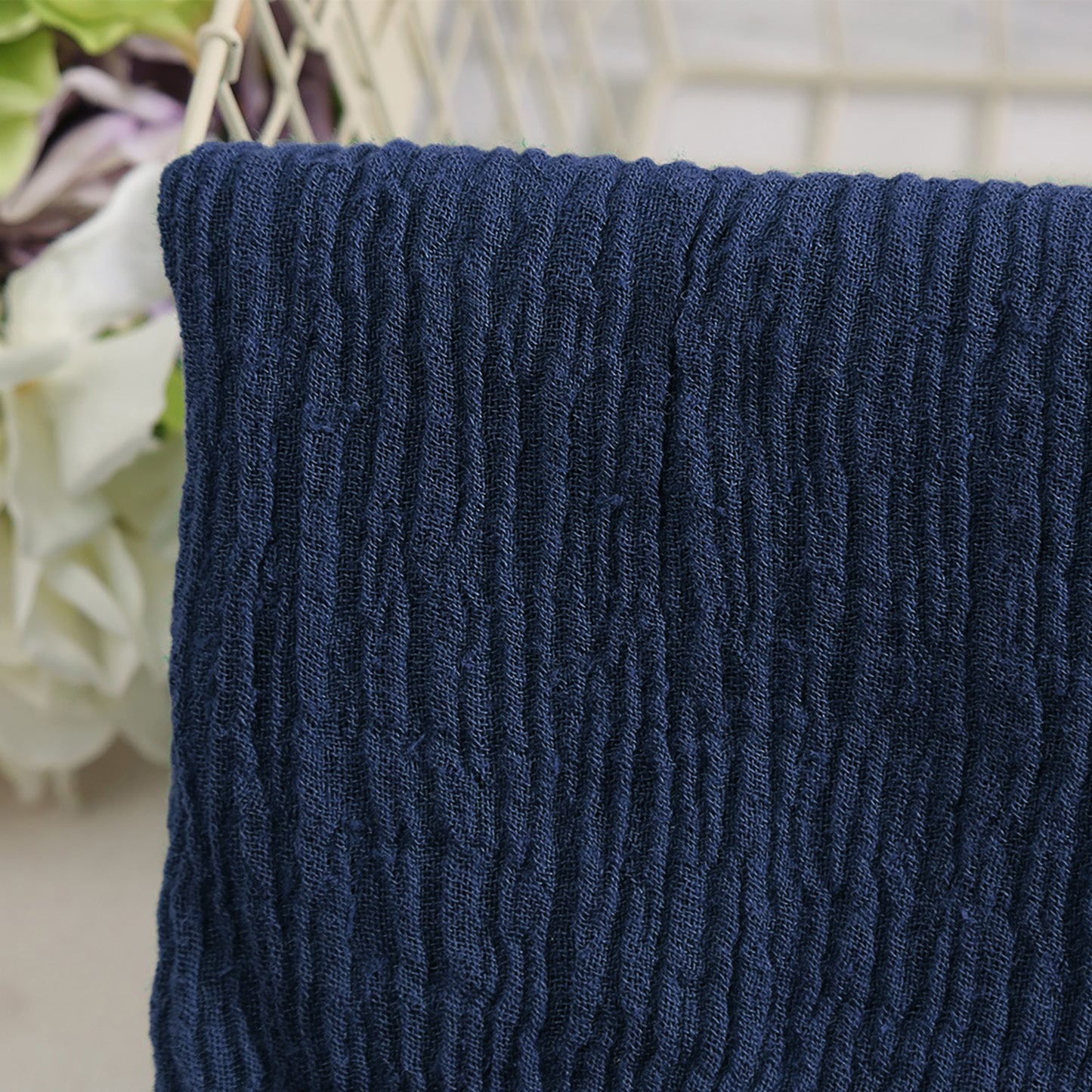 Ramie mesh wrinkles Clothing Fabric For Women For Sewing By Meters R14EH