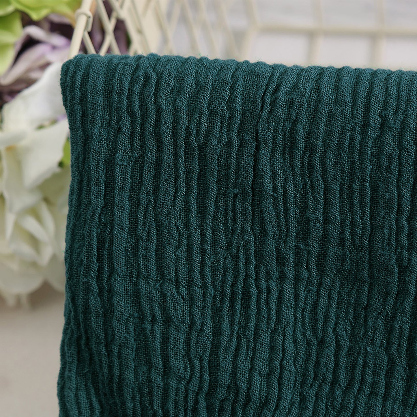 Ramie mesh wrinkles Clothing Fabric For Women For Sewing By Meters R14EH