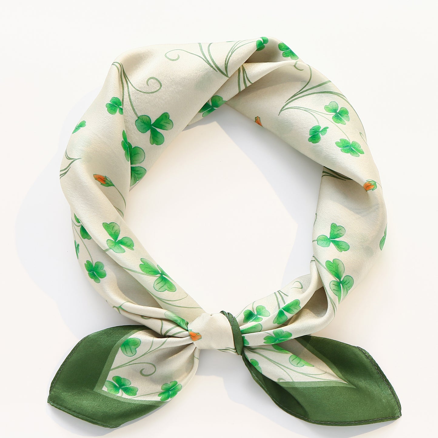 Tolzorai Pure Mulberry Silk Square Hair Scarf Satin Designer For Women's High-grade Fashion Neckerchief headband scarf
