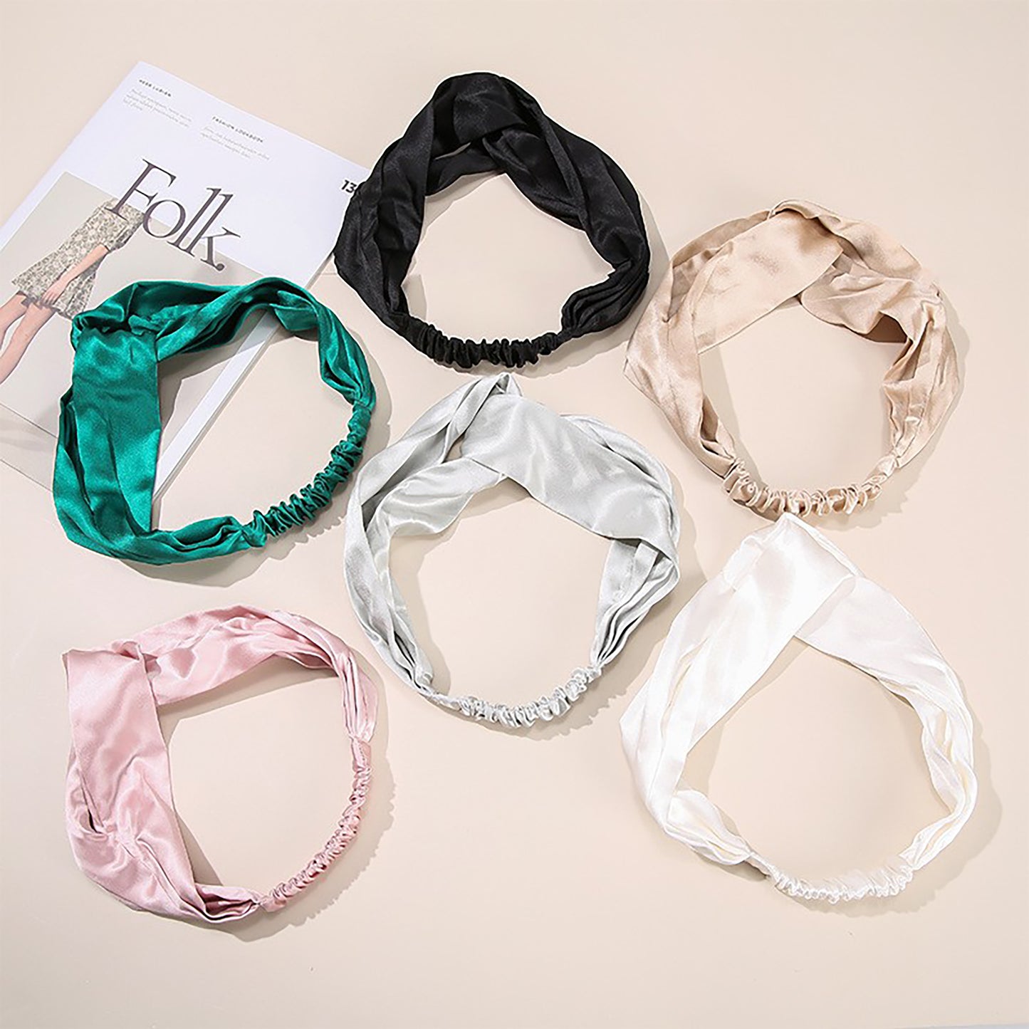 Custom Silk daily necessities Eye masks hair bands headbands masks Pattern Logo