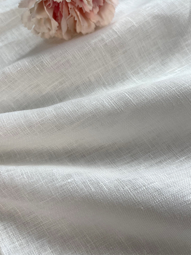 Natural Linen Fabrics Printed Clothing Fabric Dresses Elegant Luxury For Women For Sewing By Meters PL14