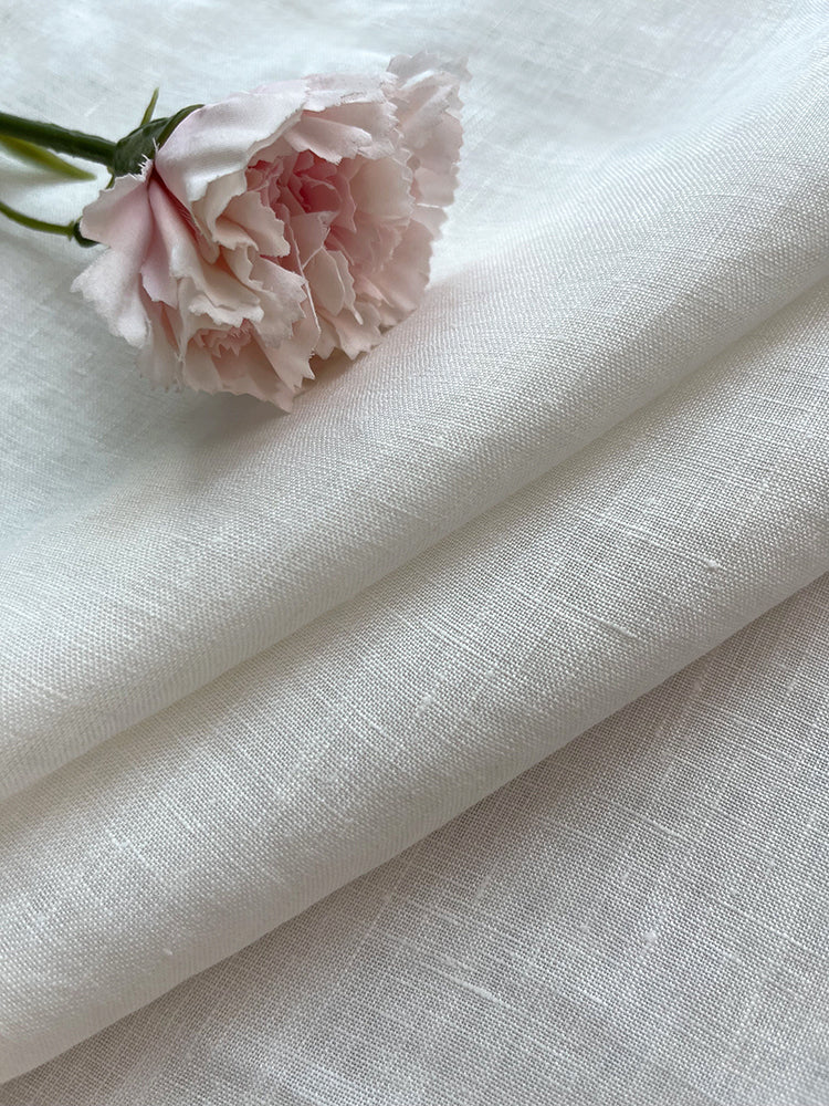 Natural Linen Fabrics Printed Clothing Fabric Dresses Elegant Luxury For Women For Sewing By Meters L1721W