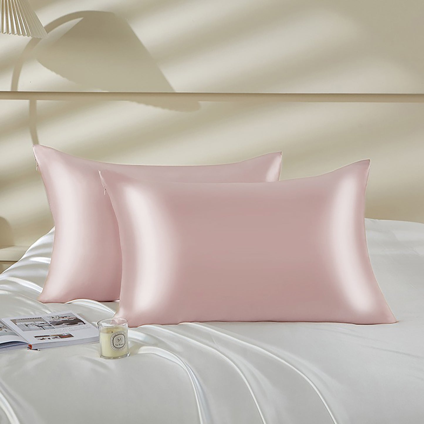 Mulberry Silk On Both Sides 22mm Silk Pillowcase for Hair and Skin Hidden Zipper