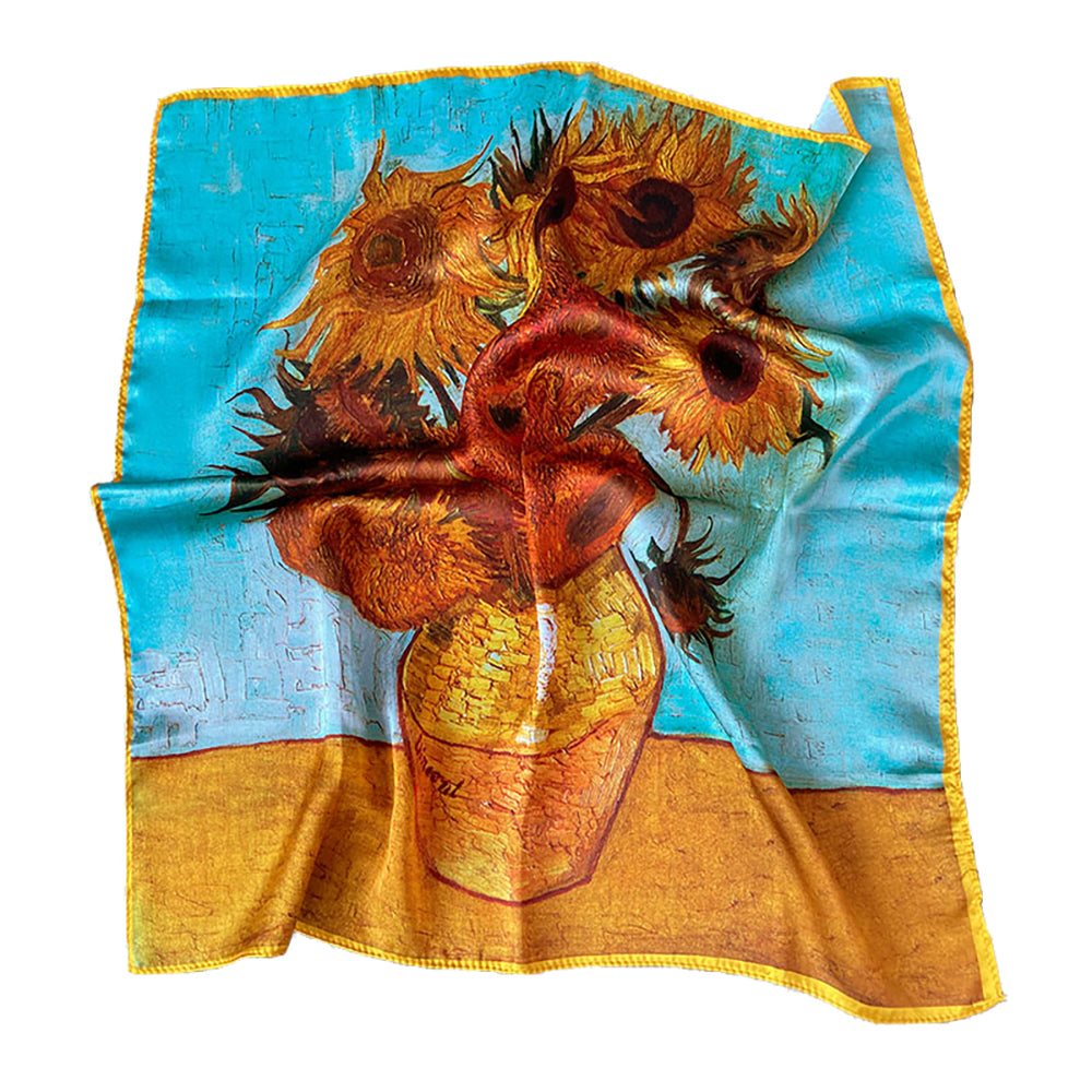 Tolzorai Pure Mulberry Silk Square Hair Scarf Satin Designer For Women's High-grade Fashion Neckerchief headband scarf