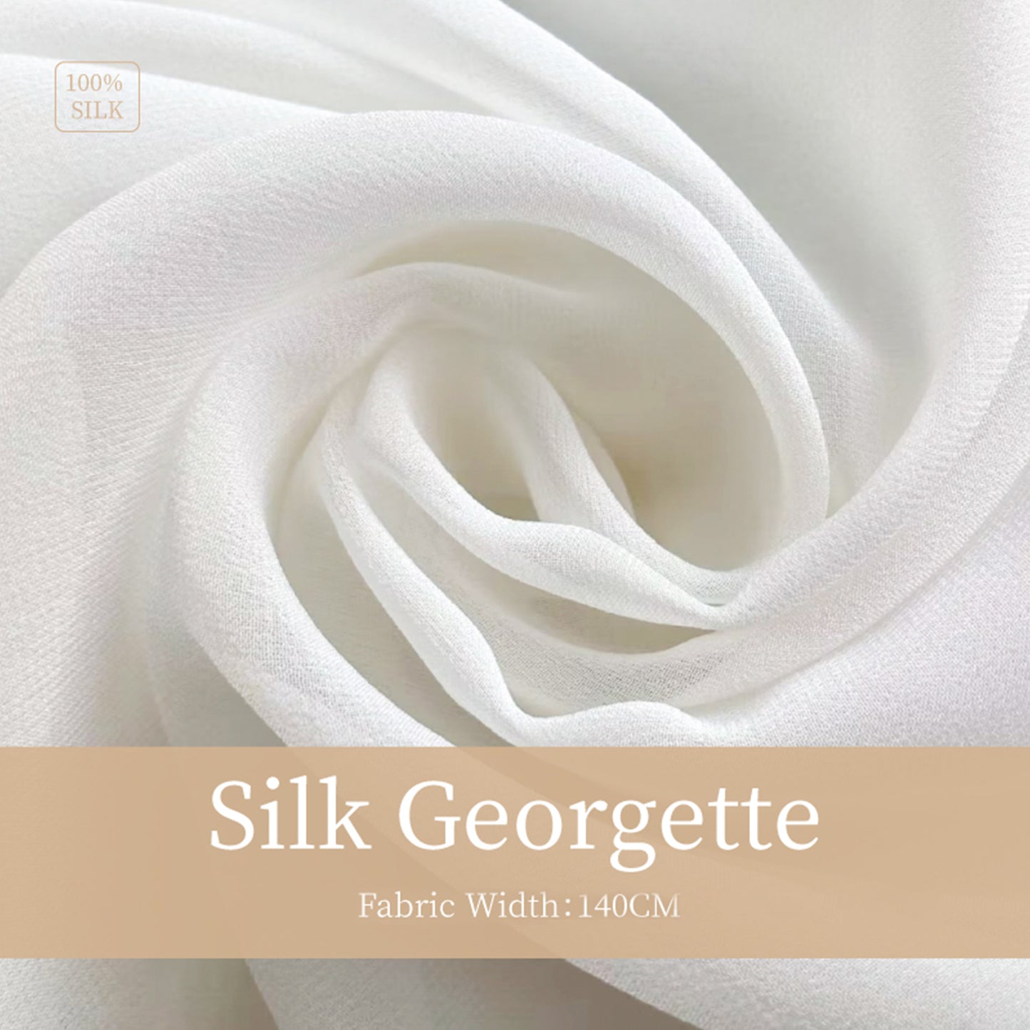 Mulberry Silk Georgette Clothing Printed Fabric Tulle Dresses Costume For Women For Sewing By Meters
