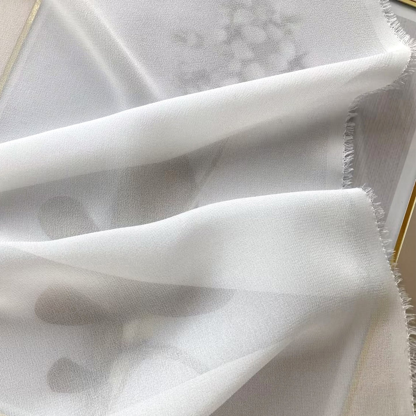 Mulberry Silk Georgette Clothing Printed Fabric Tulle Dresses Costume For Women For Sewing By Meters
