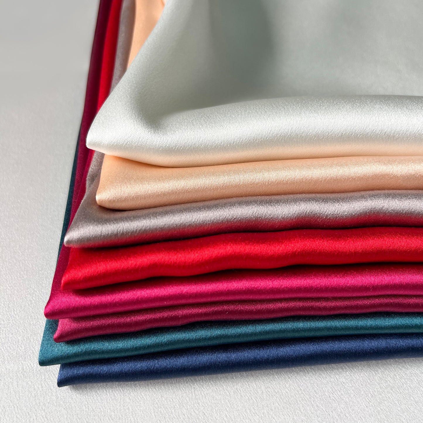 25 Momme Silk Satin Printed Clothing Colored Fabric Dresses Elegant Luxury For Women For Sewing By Meters 114cm