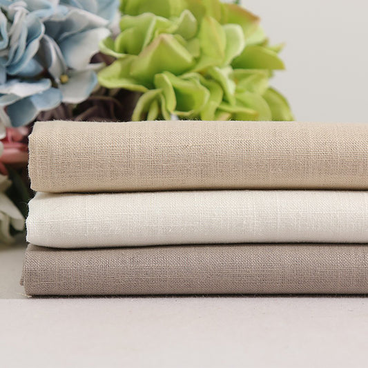 Natural Ramie Cotton Printed Clothing Fabric Dresses Elegant Luxury For Women For Sewing By Meters R08s