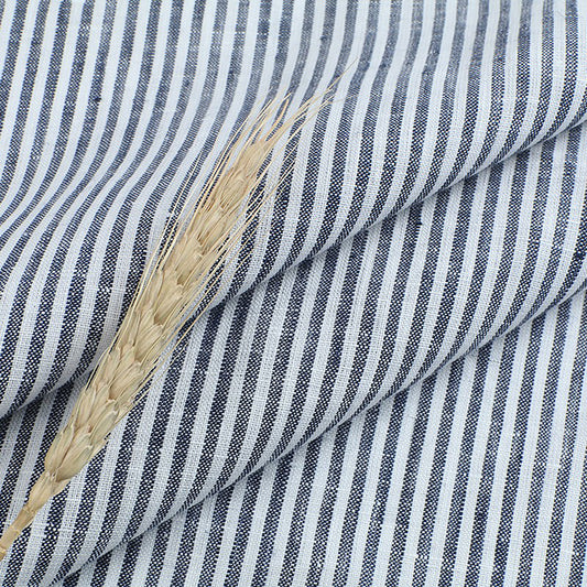 Linen woven strips Fabric Dresses For Women For Sewing By Meters L2158