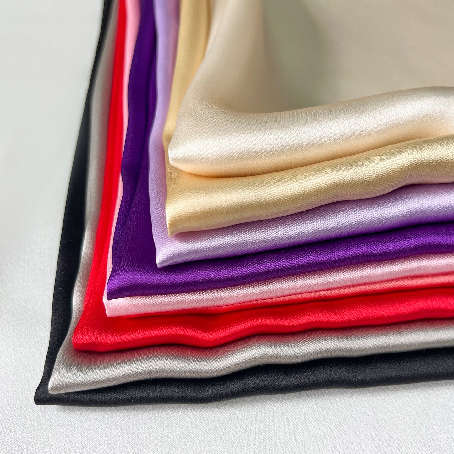 16 Momme Silk Satin Printed Clothing Colored Fabric Dresses Elegant Luxury For Women For Sewing By Meters 114cm