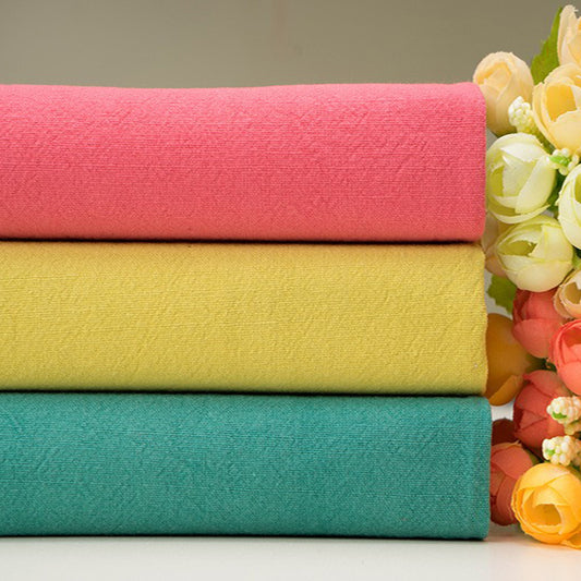 Natural Linen Cotton Printed Clothing Fabric Dresses Elegant Luxury For Women For Sewing By Meters LC11W