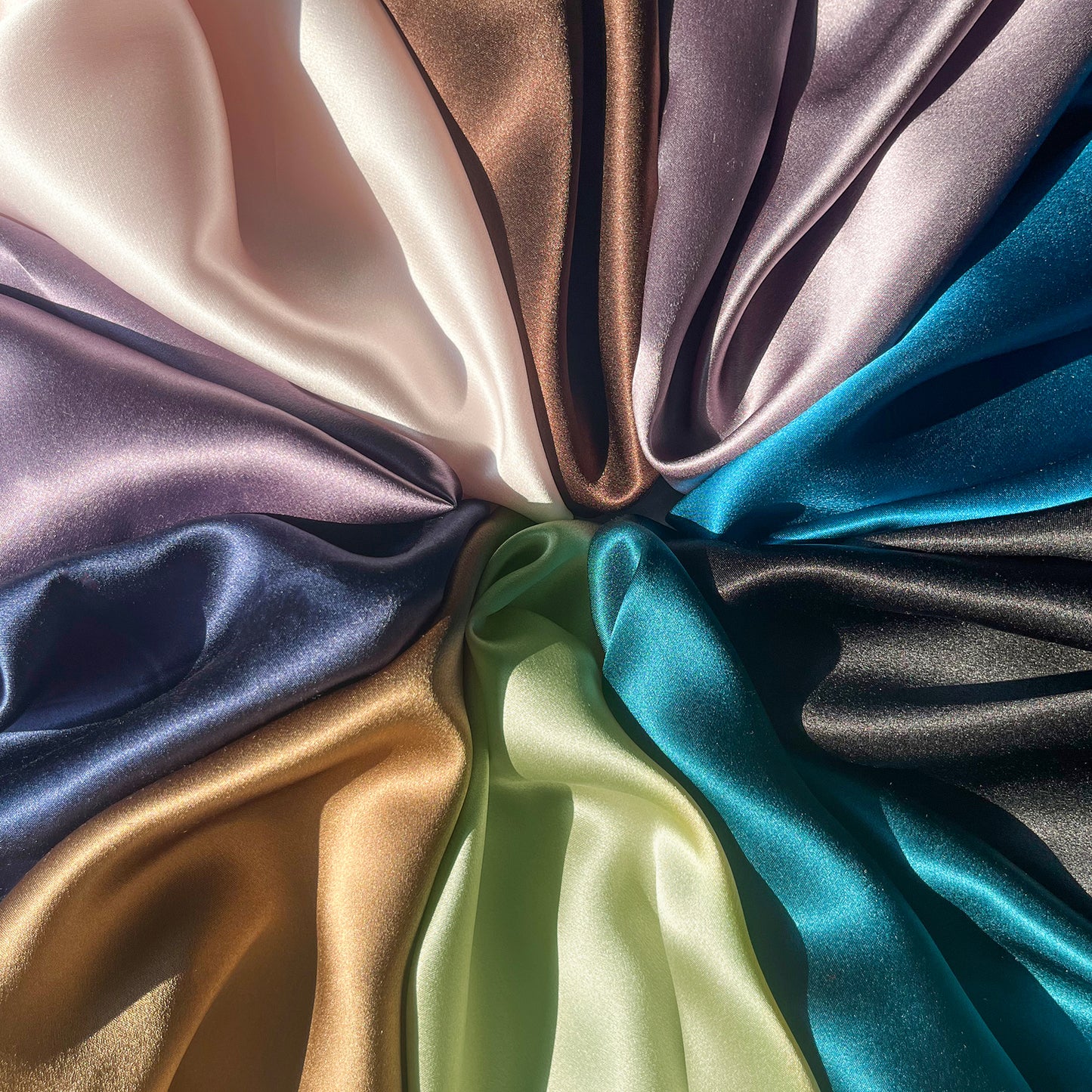 19 Momme Silk Satin Printed Clothing Colored Fabric Dresses Elegant Luxury For Women For Sewing By Meters 114cm