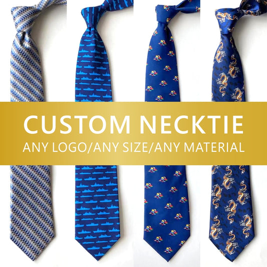 Tie Custom Logo Embroidered Business Zipper Silk Twill Printed Pattern Male Necktie Brand Luxury Gift 100% Copy Wholesale