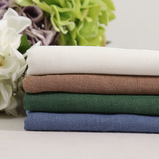 Natural Ramie Cotton Printed Clothing Fabric Dresses Elegant Luxury For Women For Sewing By Meters R14E