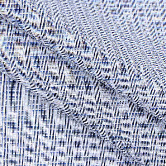 Linen Yarn-dyed Plaid Fabric For Women For Sewing By Meters L2181