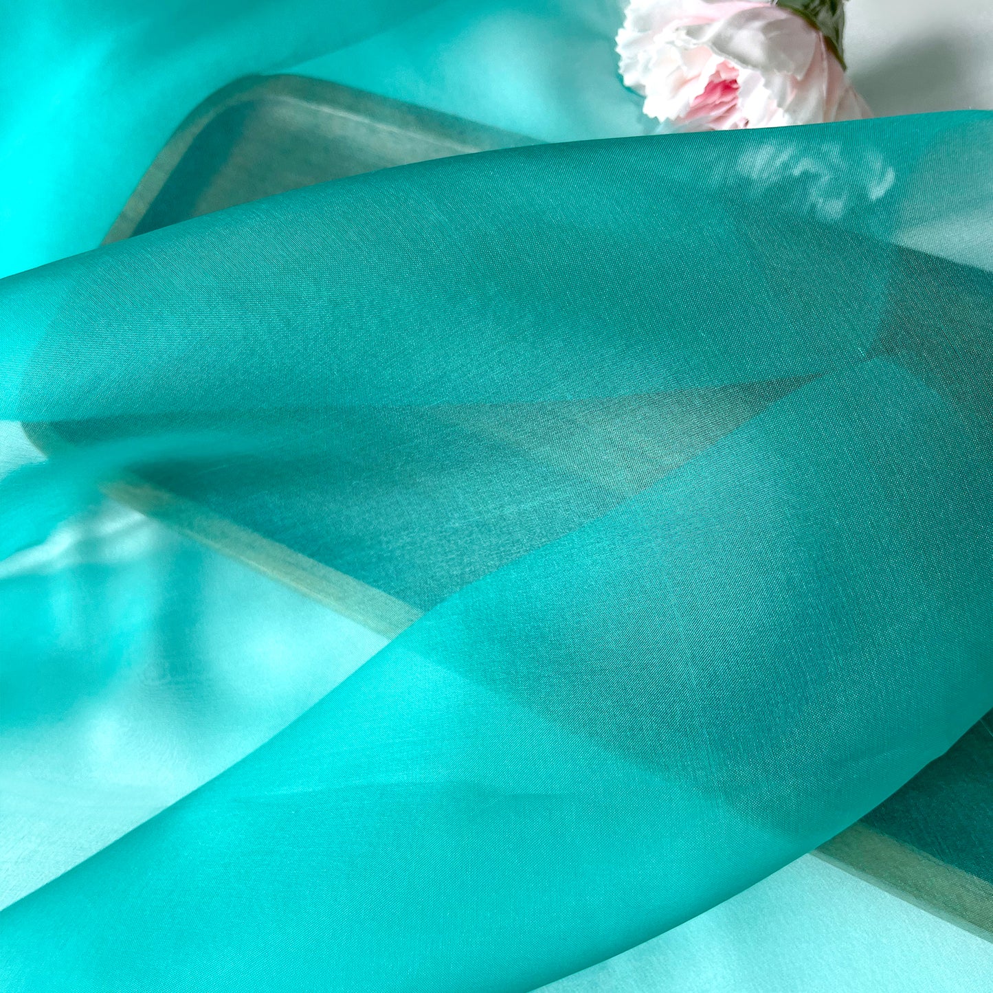 5 Momme China Organza Mulberry Silk Clothing Printed Fabric Tulle Dresses For Women For Sewing By Meters