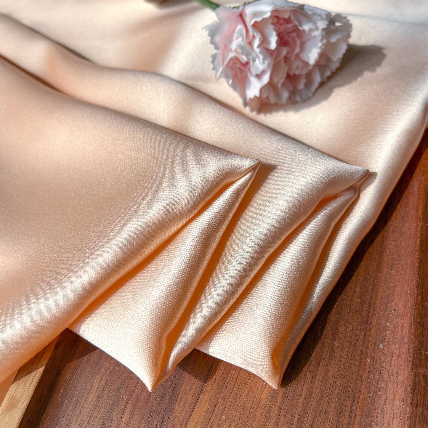 25 Momme Silk Satin Printed Clothing Colored Fabric Dresses Elegant Luxury For Women For Sewing By Meters 114cm