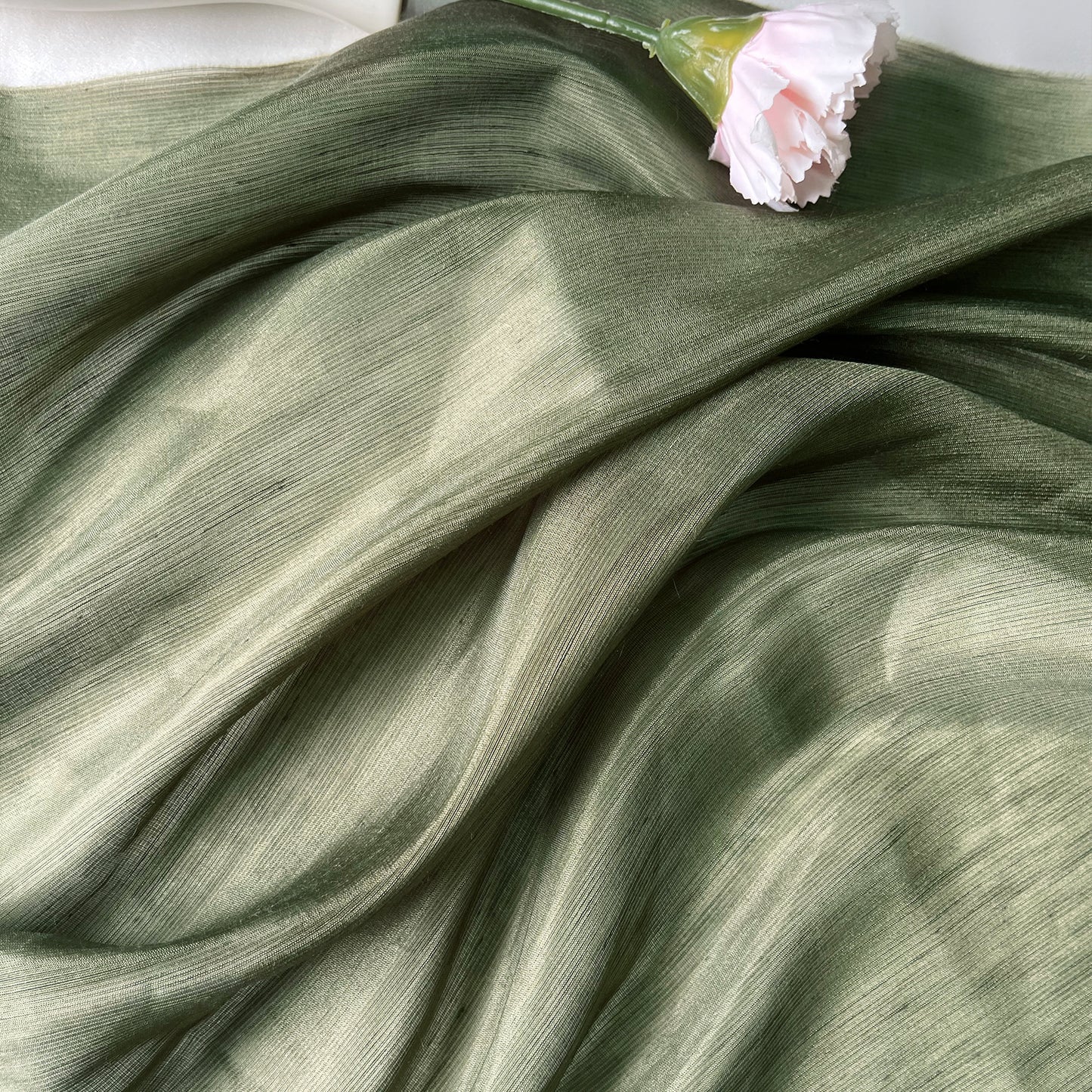 14 Momme Natural Silk Linen Clothing Fabric Telas Tulle Dresses Shirt For Women For Sewing By Meters