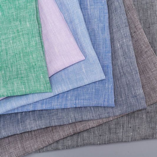 Linen yarn-dyed fabric Dresses For Women For Sewing By Meters L1721Y
