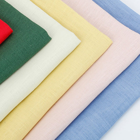 Natural Fabrics Linen Printed Clothing Fabric Dresses Elegant Luxury For Women For Sewing By Meters L1721