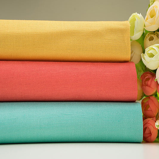 Natural Linen VISCOSE Printed Clothing Fabric Dresses Elegant Luxury For Women For Sewing By Meters LV3024