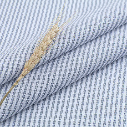 Linen Cotton Yarn-dyed stripes Fabric For Women For Sewing By Meters LC2105