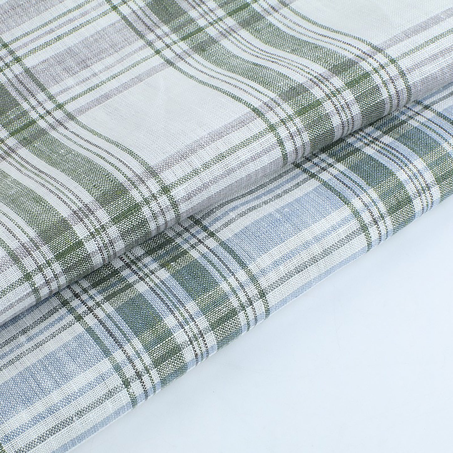 Linen woven strips Fabric Dresses For Women For Sewing By Meters L2116