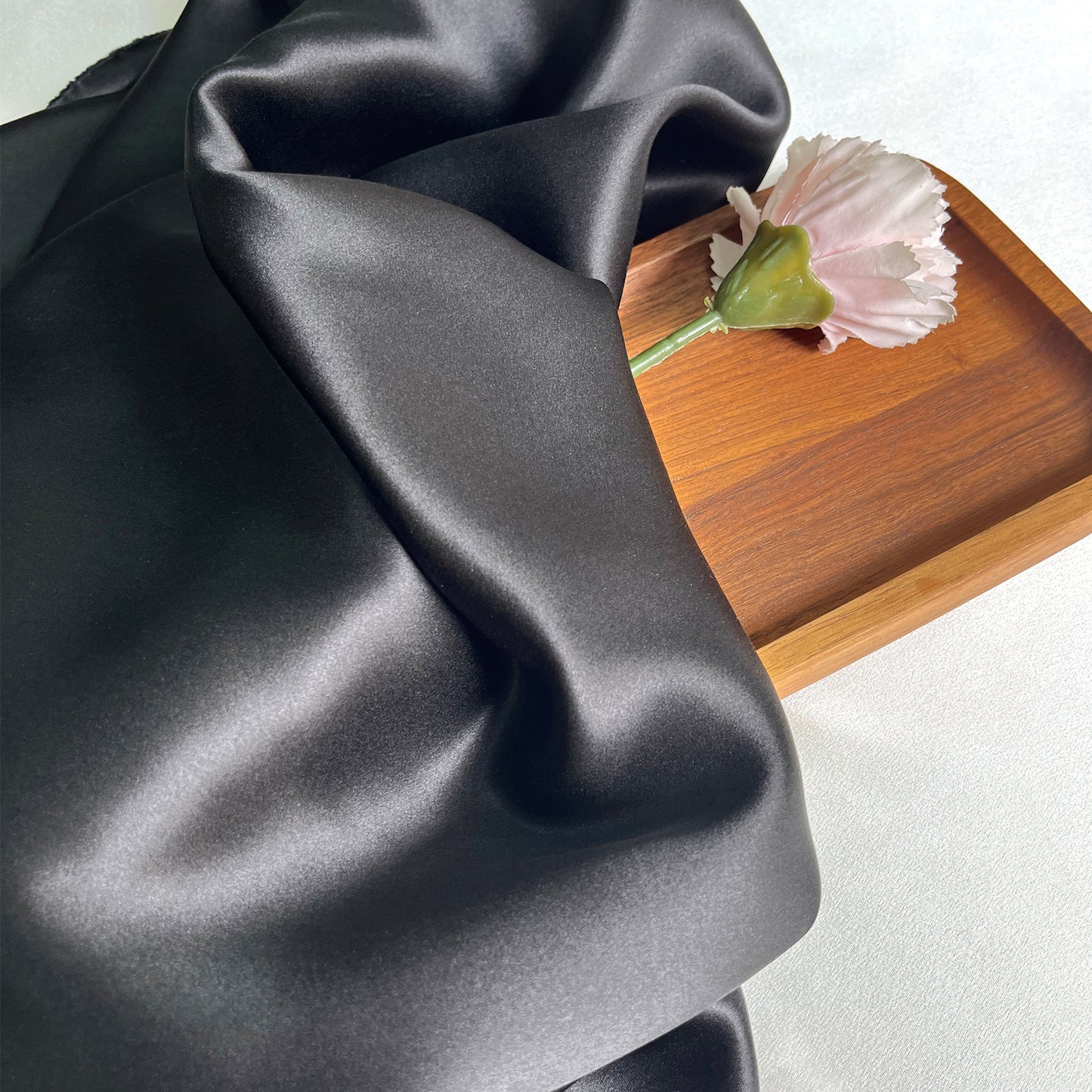 16 Momme Silk Satin Printed Clothing Colored Fabric Dresses Elegant Luxury For Women For Sewing By Meters 114cm