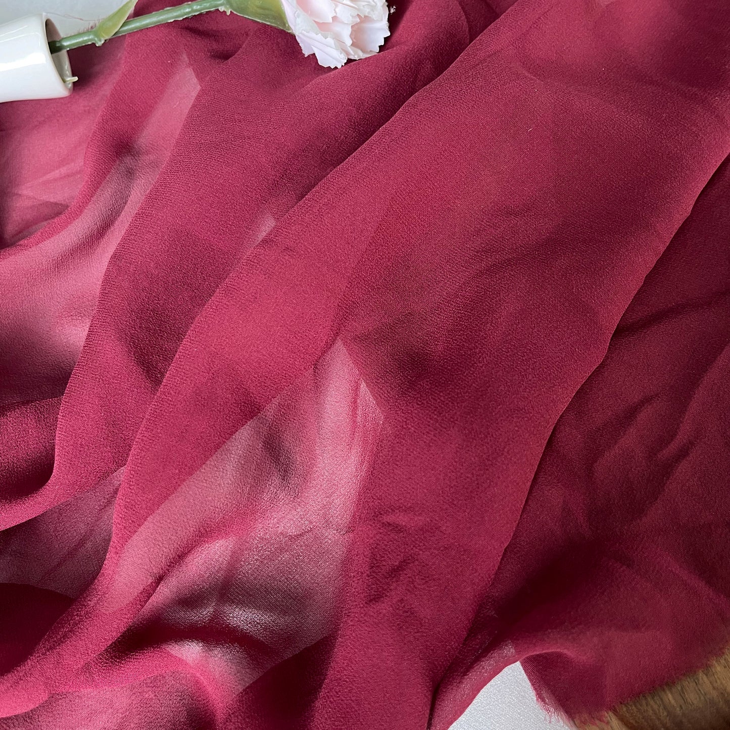 Mulberry Silk Georgette 10 Momme Clothing Printed Fabric Tulle Dresses Costume for Women for Sewing by Meters 140cm