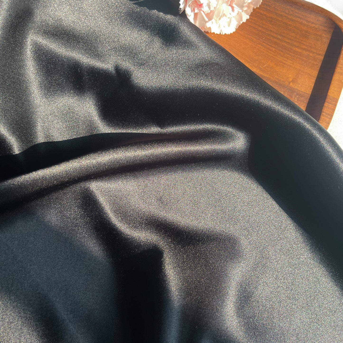 19 Momme Silk Satin Printed Clothing Colored Fabric Dresses Elegant Luxury For Women For Sewing By Meters 114cm