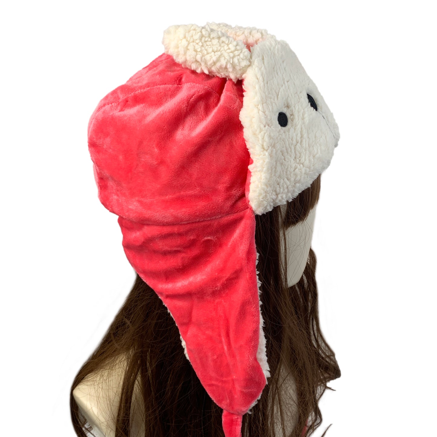 Cute Gilr's Warm Earmuff Thickened Earflap Hat Winter Cold Proof Warm Cotton Hat Cat Ear Cap Hat Big Gilr's