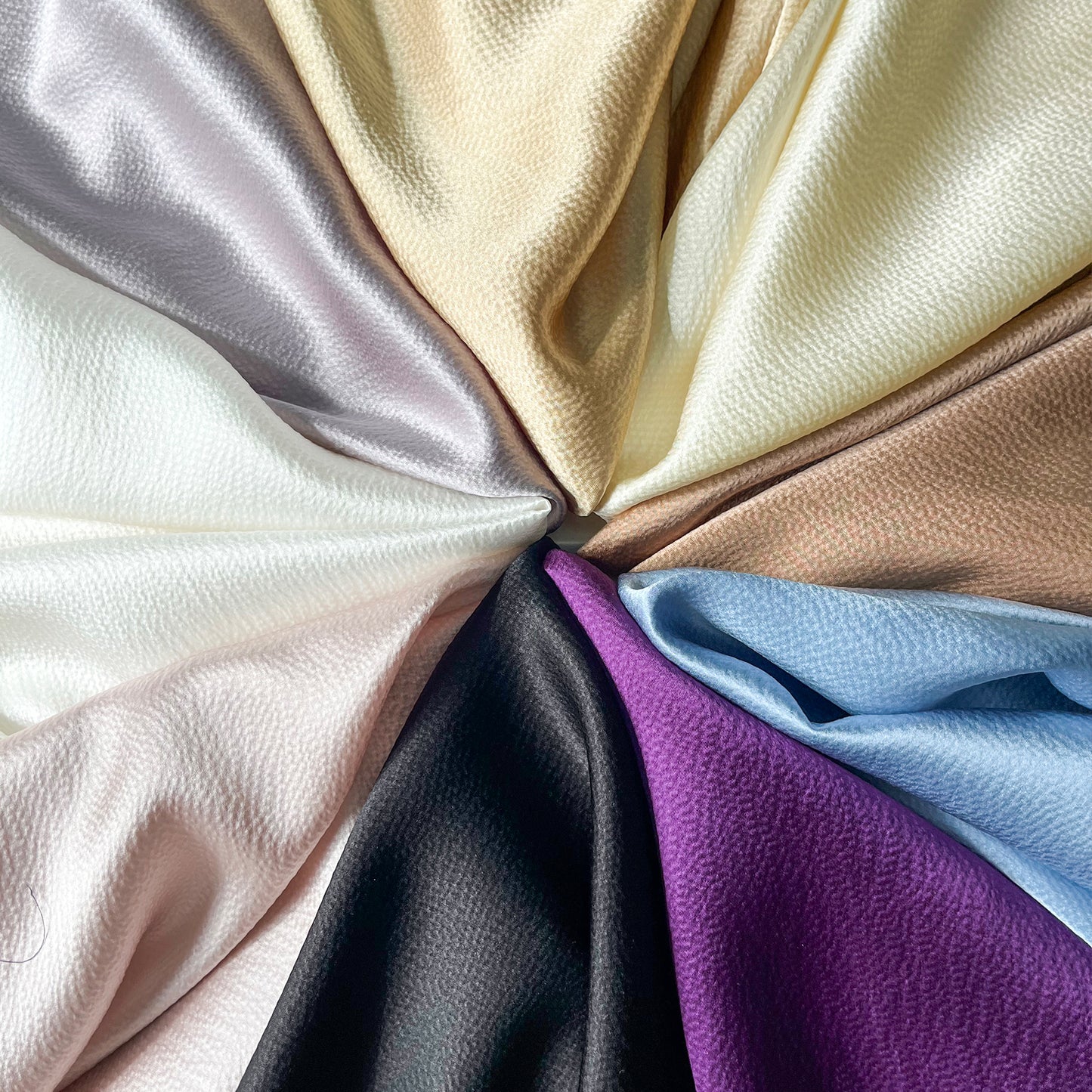 19 Momme Silk Pearl Satin Printed Clothing Colored Fabric Dresses Elegant Luxury For Women For Sewing By Meters 114cm