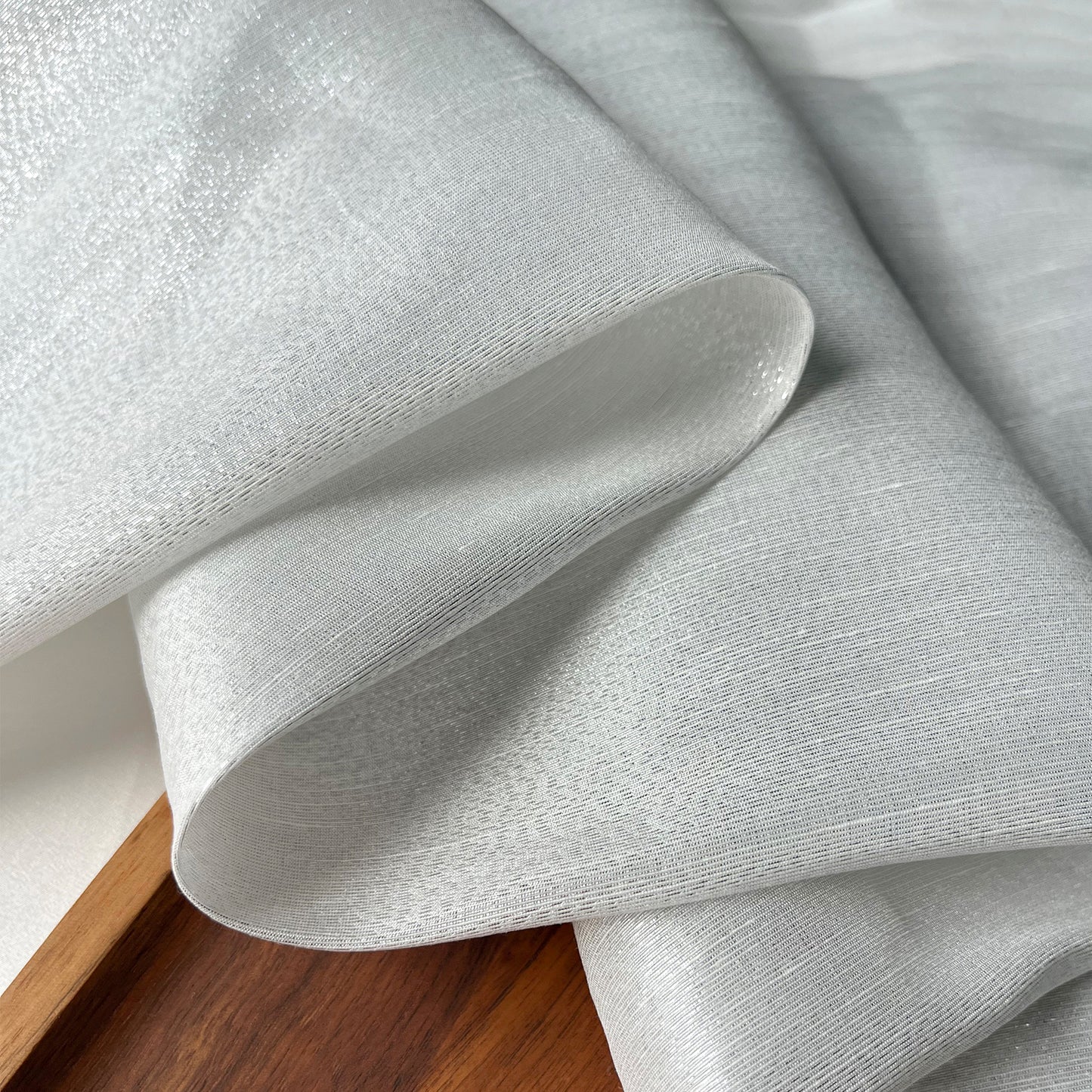 14 Momme Silk Linen Golden Silver-tinged Shiny Clothing Fabric Elegant Luxury For Women For Sewing By Meters