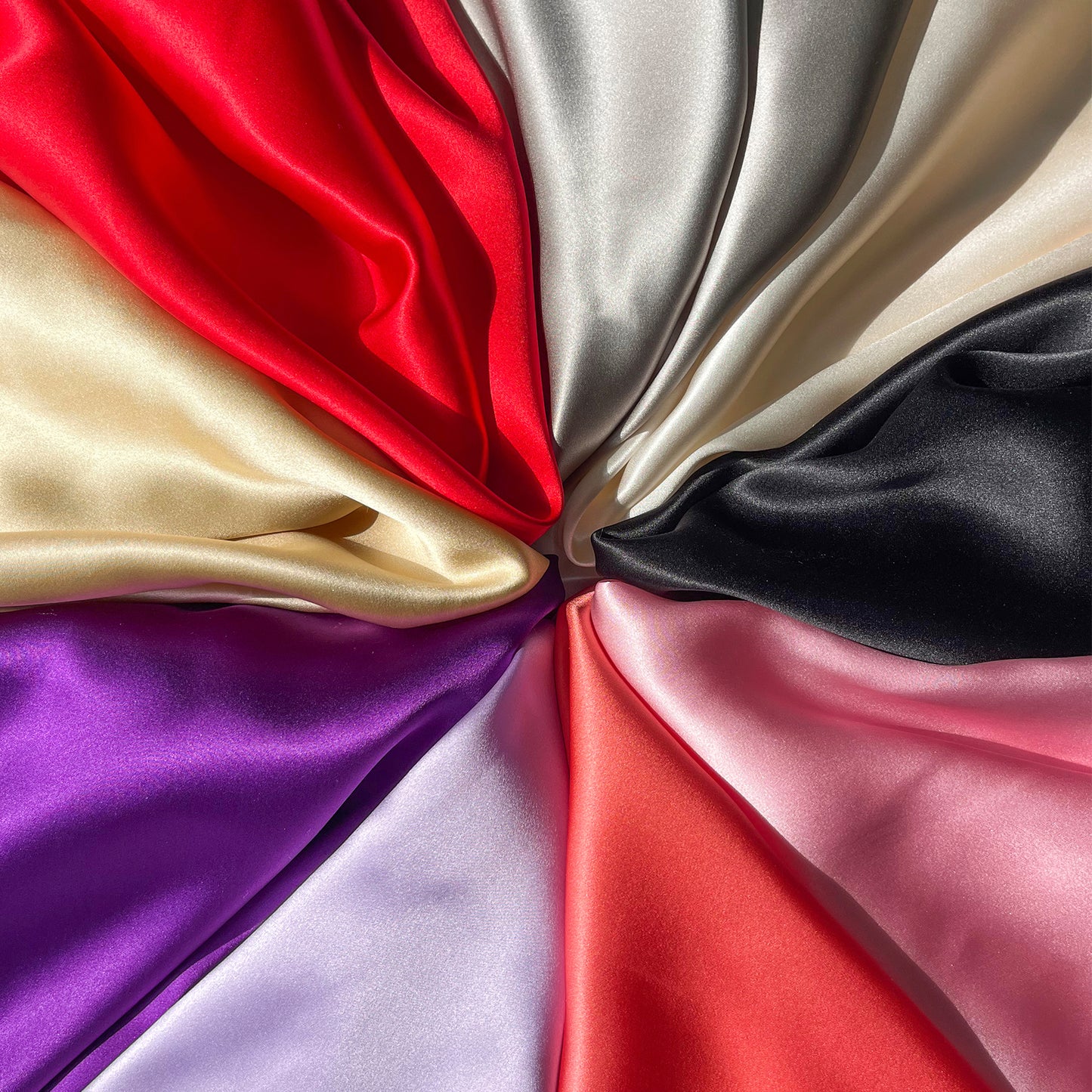 16 Momme Silk Satin Printed Clothing Colored Fabric Dresses Elegant Luxury For Women For Sewing By Meters 114cm