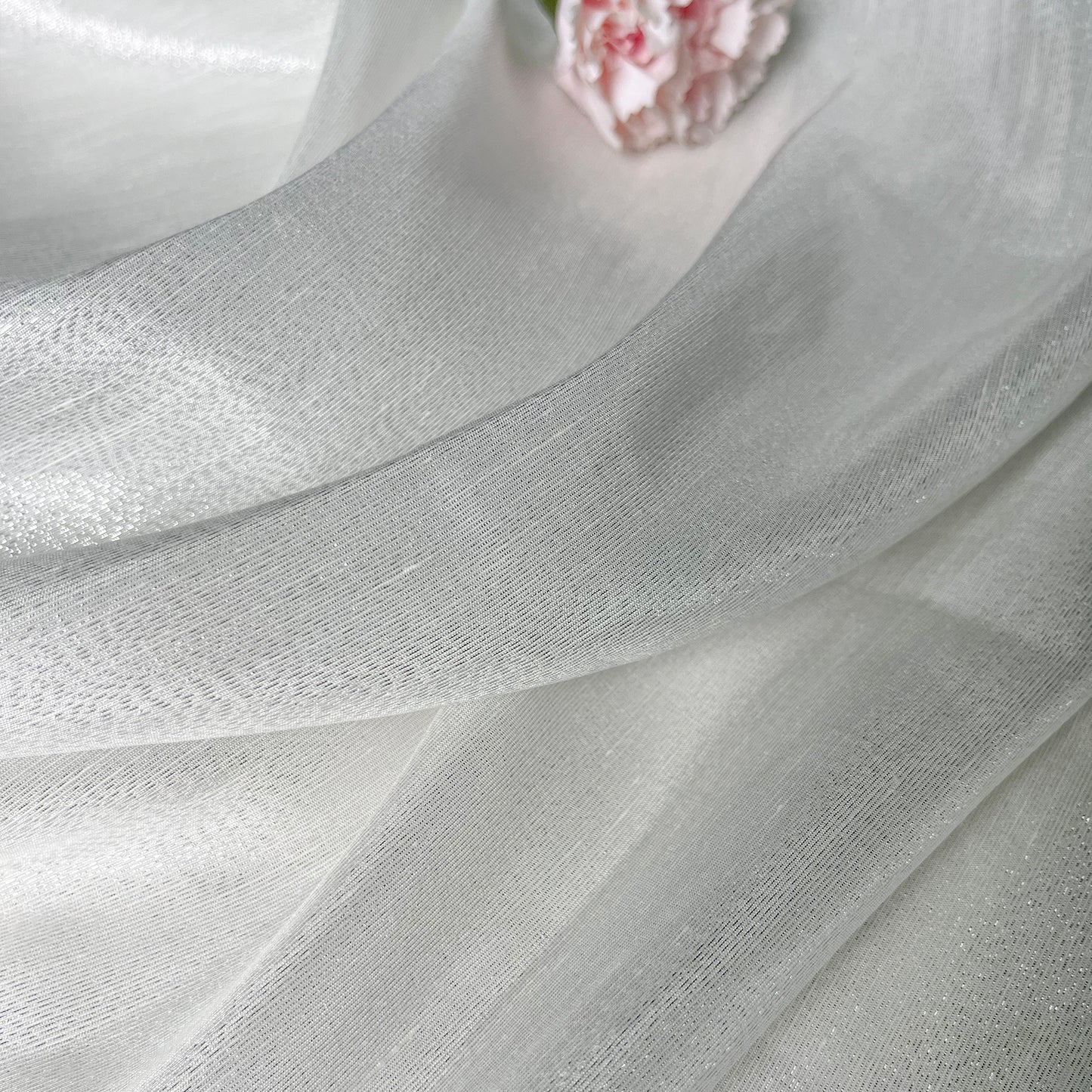 14 Momme Silk Linen Golden Silver-tinged Shiny Clothing Fabric Elegant Luxury For Women For Sewing By Meters