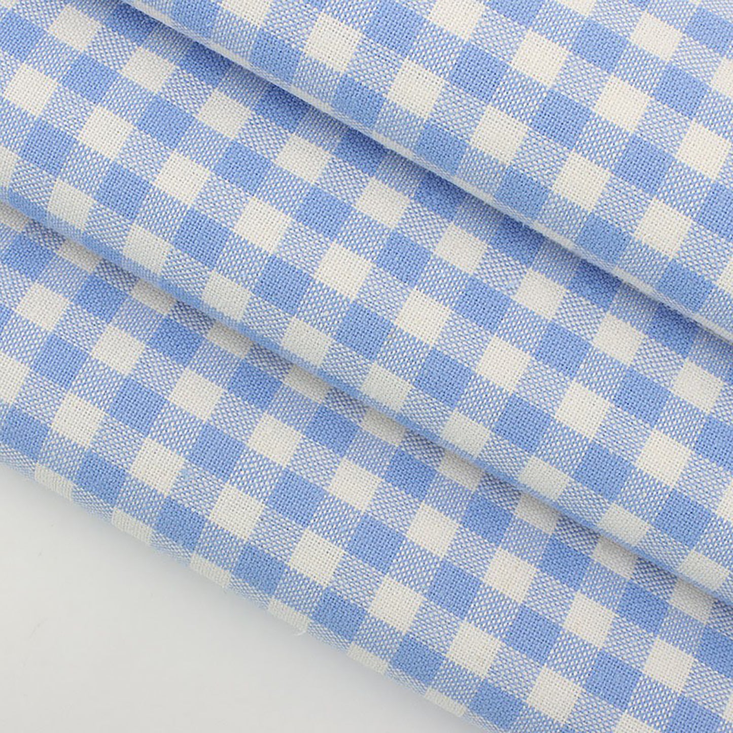 Double-ply Ramie Checkered Fabric For Women For Sewing By Meters R21Y