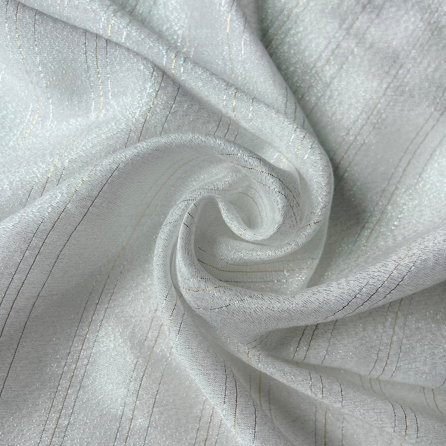 12 Momme Silk Rayon Colorful Shiny Striped Clothing Fabric Elegant Luxury For Women For Sewing By Meters