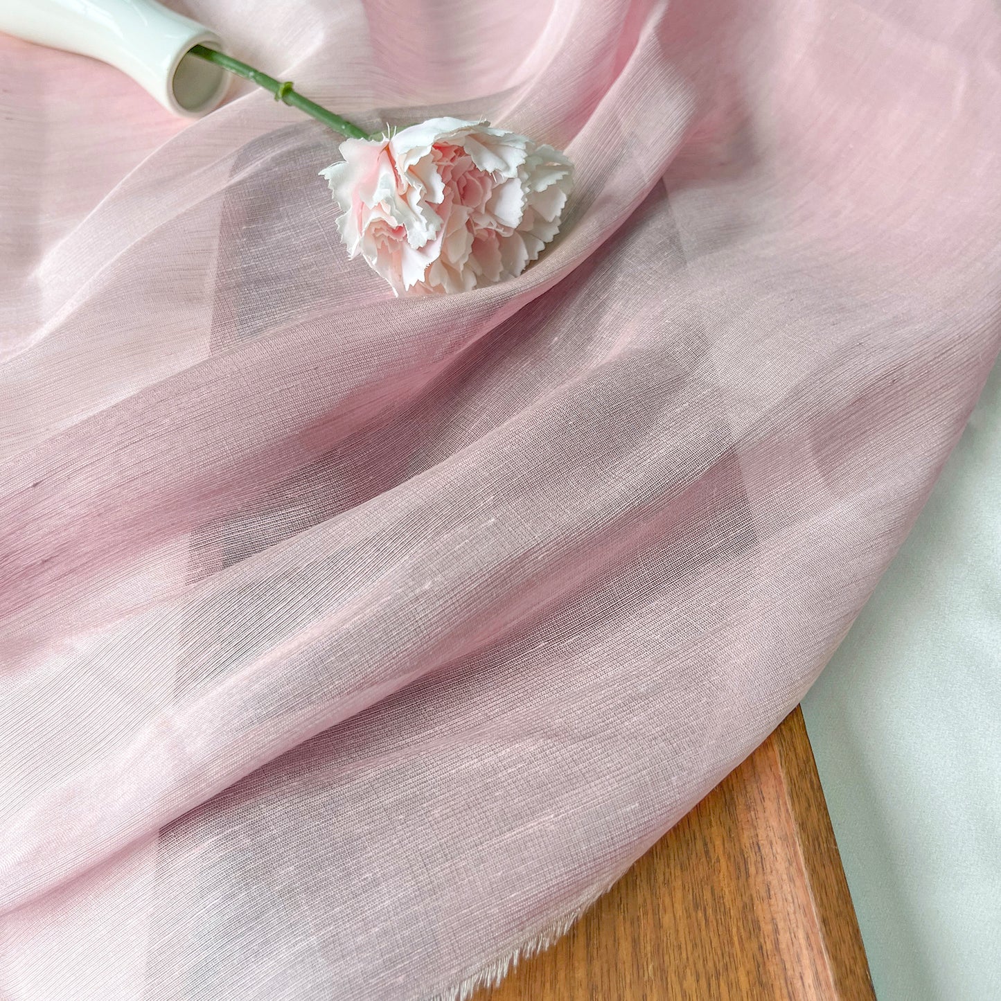 14 Momme Natural Silk Linen Clothing Fabric Telas Tulle Dresses Shirt For Women For Sewing By Meters