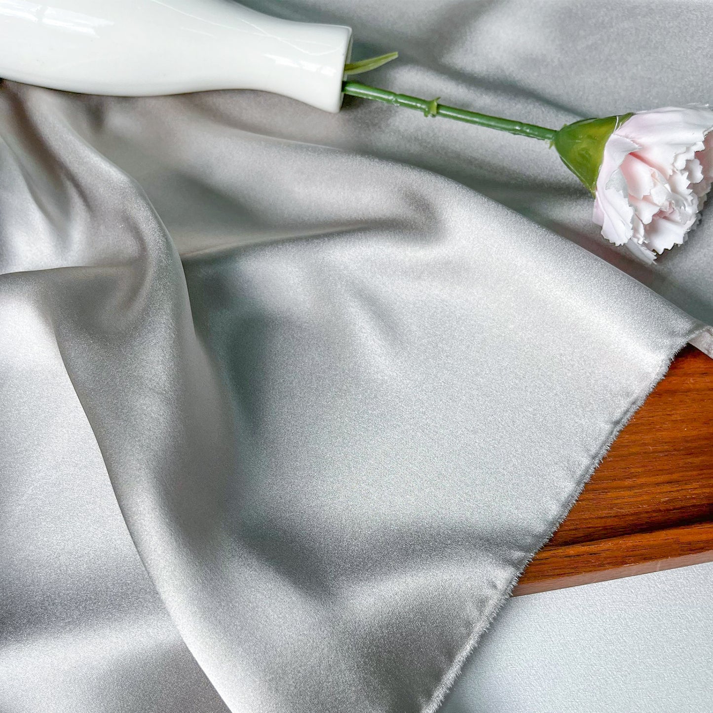 16 Momme Silk Satin Printed Clothing Colored Fabric Dresses Elegant Luxury For Women For Sewing By Meters 114cm