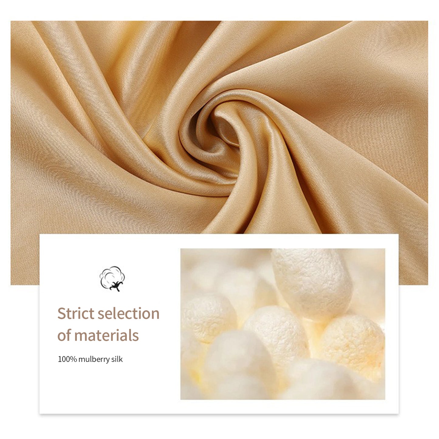 Mulberry Silk On Both Sides 16mm Silk Pillowcase for Hair and Skin Hidden Zipper