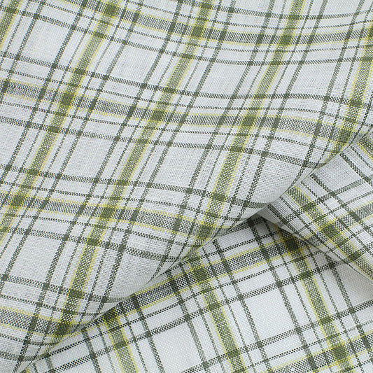 Linen woven strips Fabric Dresses For Women For Sewing By Meters L2114
