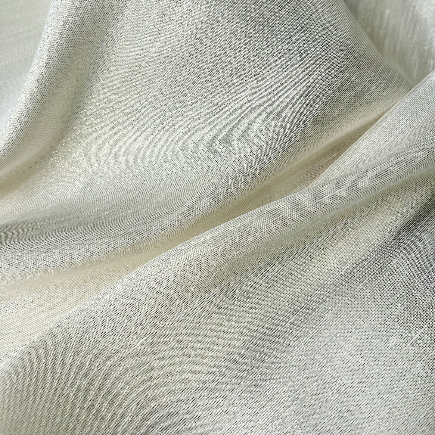 14 Momme Silk Linen Golden Silver-tinged Shiny Clothing Fabric Elegant Luxury For Women For Sewing By Meters