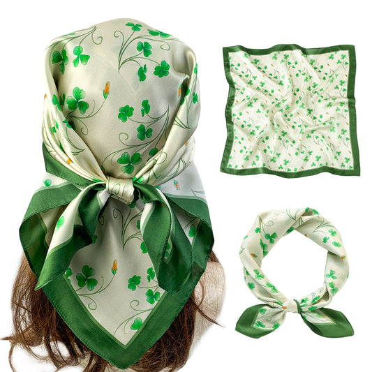 Tolzorai Pure Mulberry Silk Square Hair Scarf Satin Designer For Women's High-grade Fashion Neckerchief headband scarf