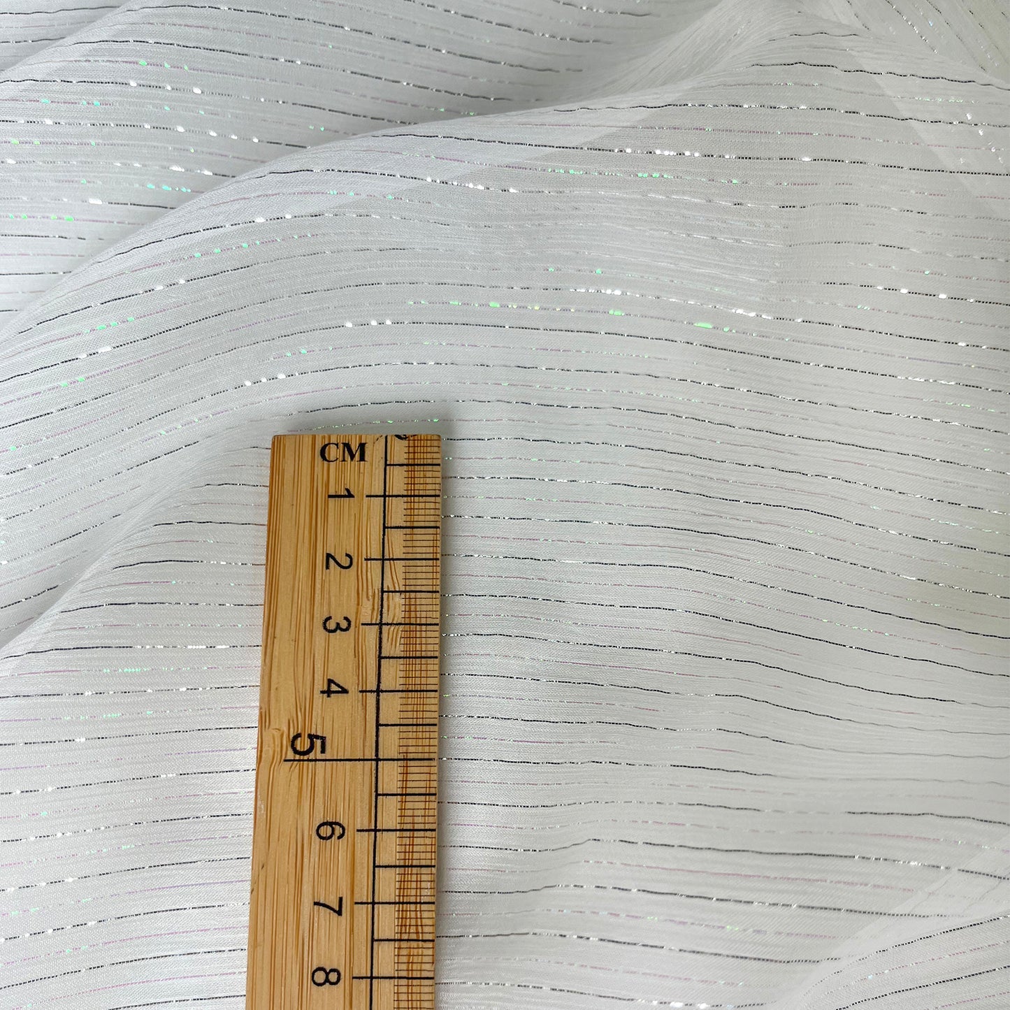 6 Momme Silk Crinkle Chiffon Colorful Bright Shiny Striped Clothing Fabric Elegant Luxury For Women For Sewing By Meters